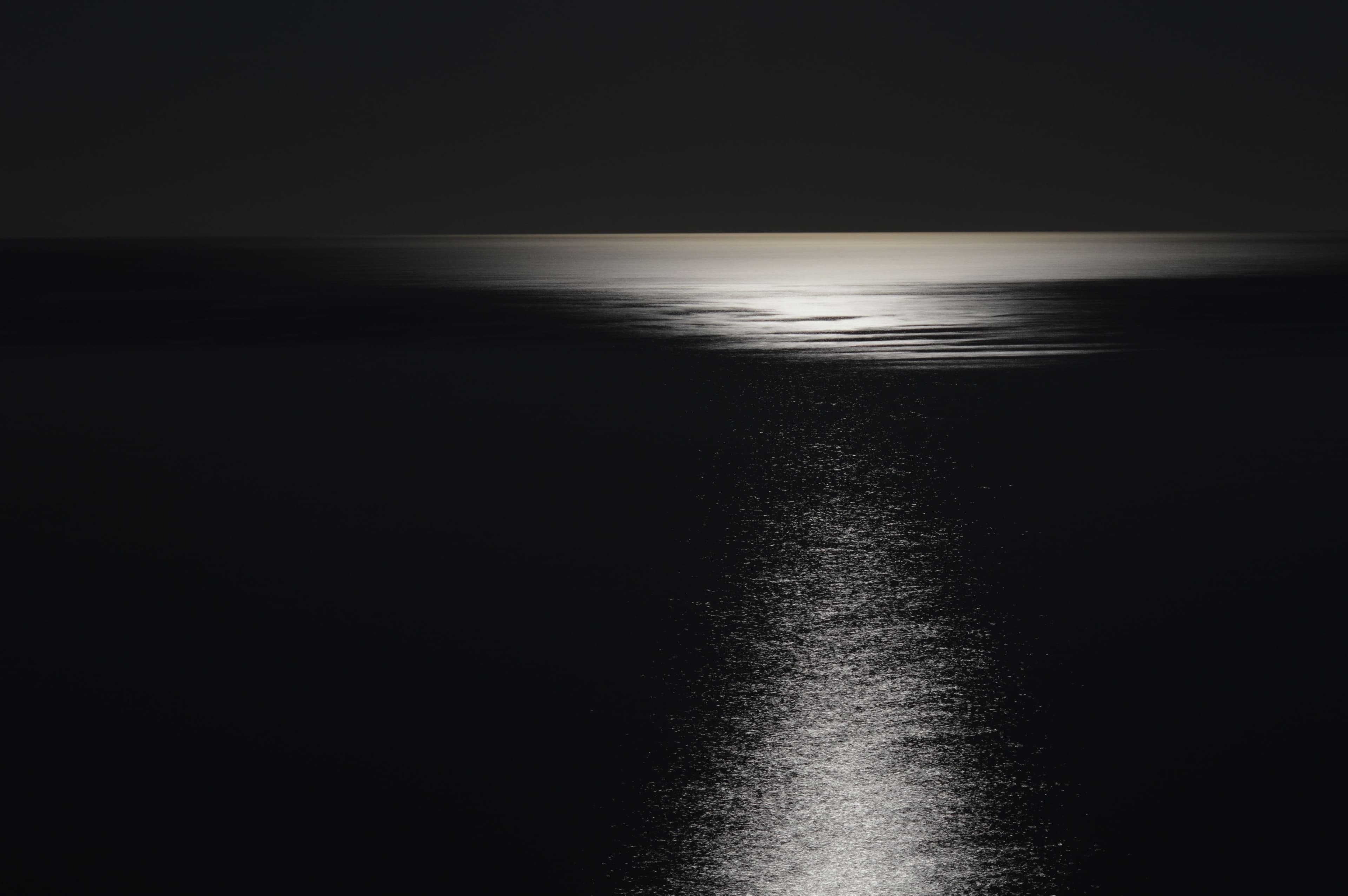 Maanlicht op zee